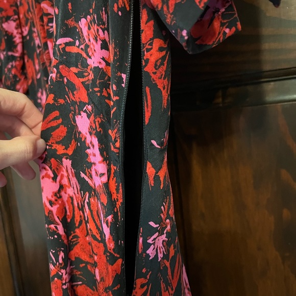 Kooples Mid Length Multi Color Button Down Side zip Size 2 (Medium) - Picture 6 of 10